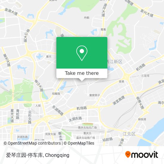 爱琴庄园-停车库 map