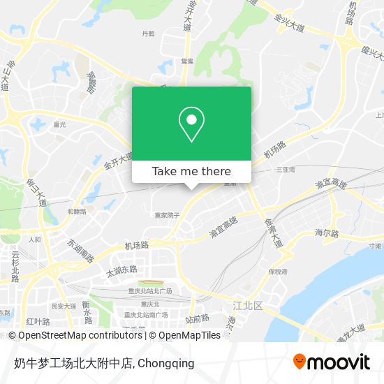 奶牛梦工场北大附中店 map