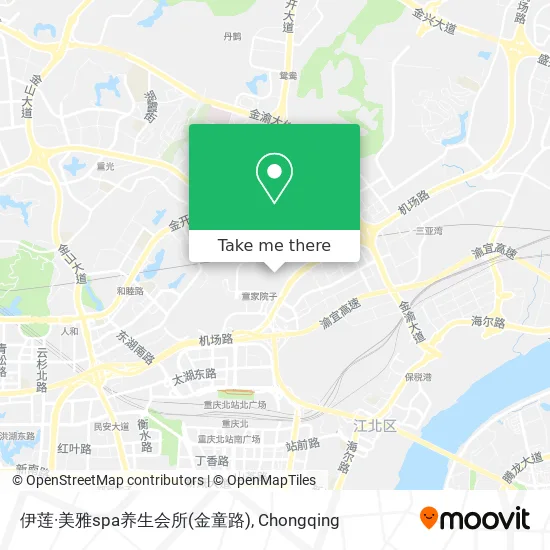 伊莲·美雅spa养生会所(金童路) map