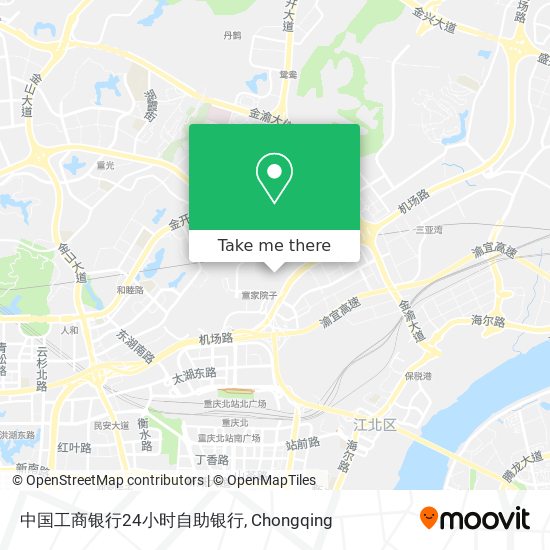 中国工商银行24小时自助银行 map
