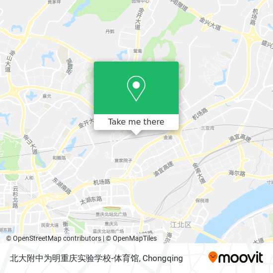 北大附中为明重庆实验学校-体育馆 map