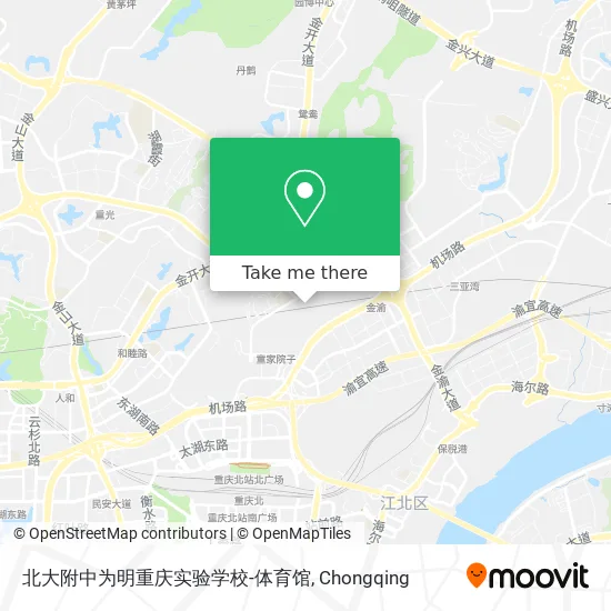 北大附中为明重庆实验学校-体育馆 map