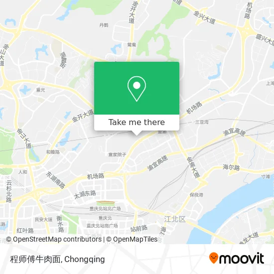 程师傅牛肉面 map