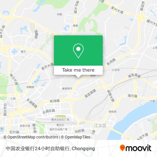 中国农业银行24小时自助银行 map