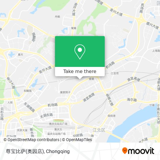 尊宝比萨(奥园店) map