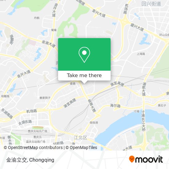 金渝立交 map