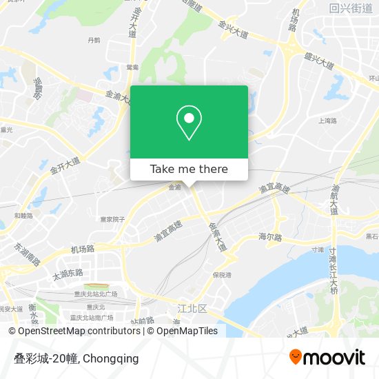 叠彩城-20幢 map