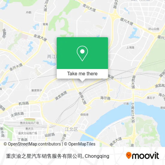 重庆渝之星汽车销售服务有限公司 map