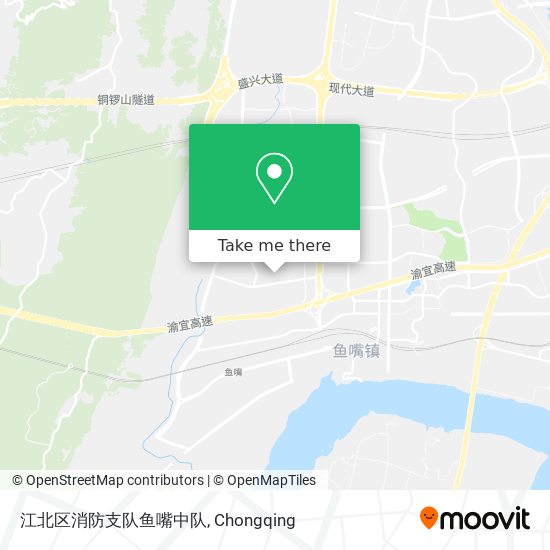 江北区消防支队鱼嘴中队 map