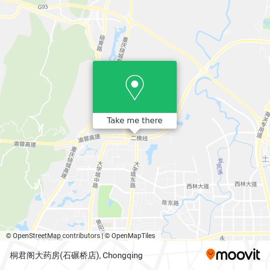 桐君阁大药房(石碾桥店) map