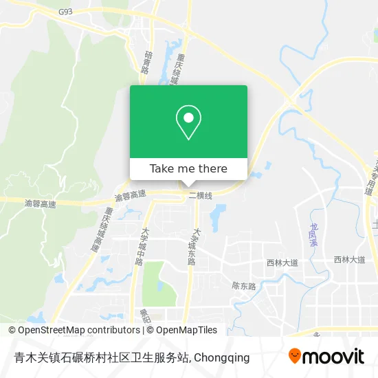 青木关镇石碾桥村社区卫生服务站 map