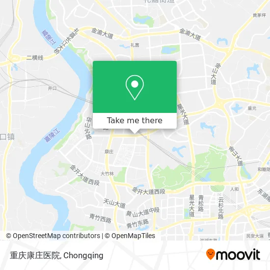 重庆康庄医院 map