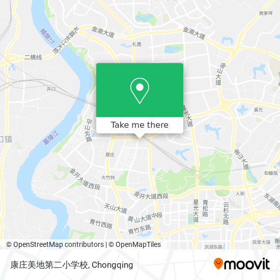 康庄美地第二小学校 map