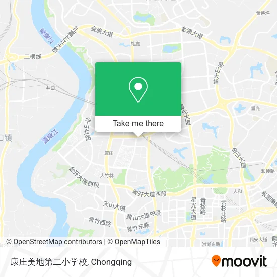 康庄美地第二小学校 map