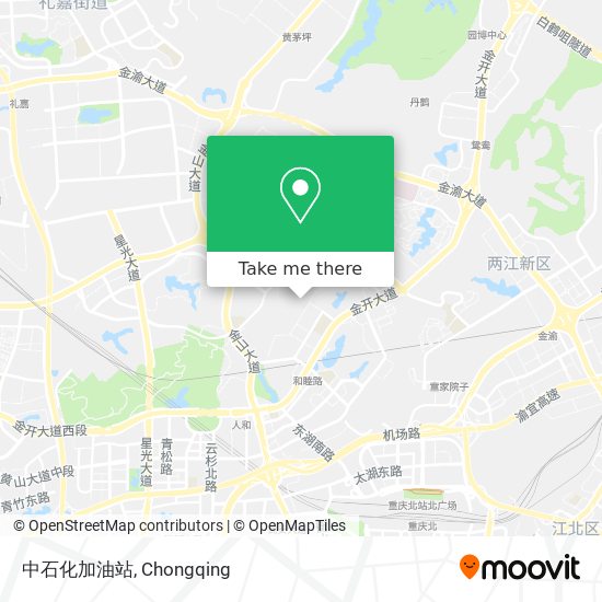 中石化加油站 map