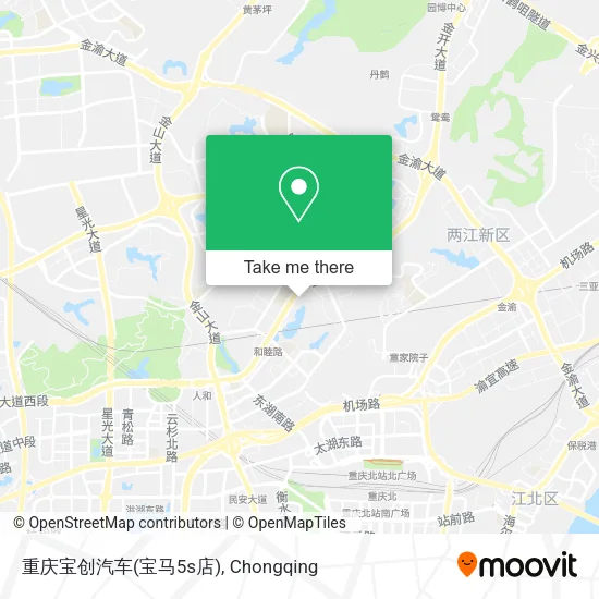 重庆宝创汽车(宝马5s店) map