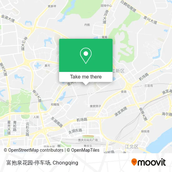 富抱泉花园-停车场 map
