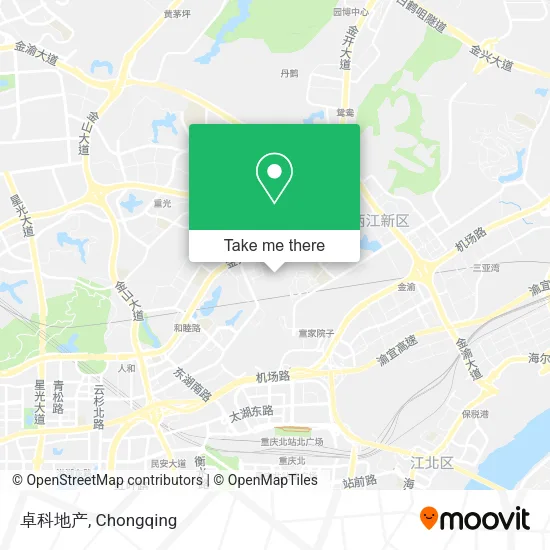 卓科地产 map