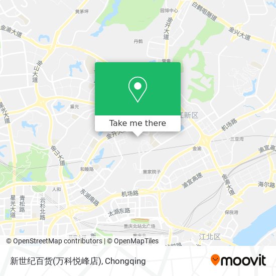 新世纪百货(万科悦峰店) map