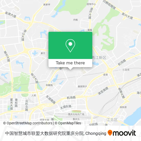 中国智慧城市联盟大数据研究院重庆分院 map
