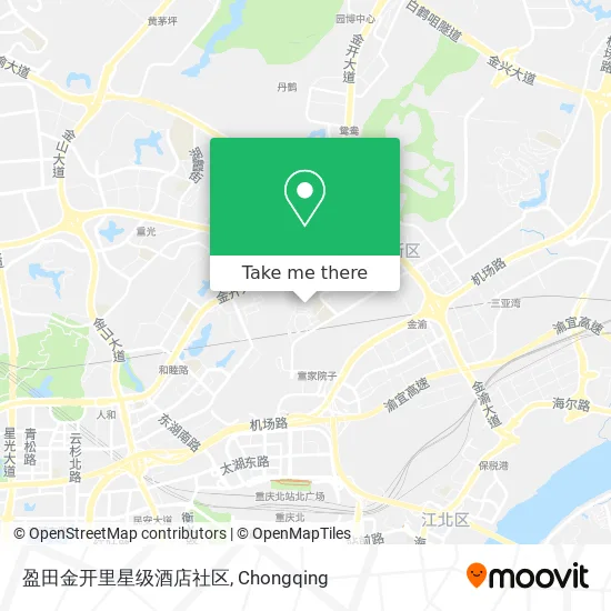 盈田金开里星级酒店社区 map