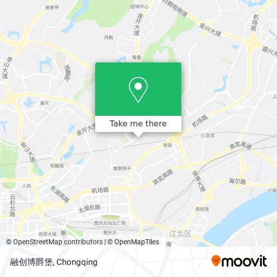 融创博爵堡 map