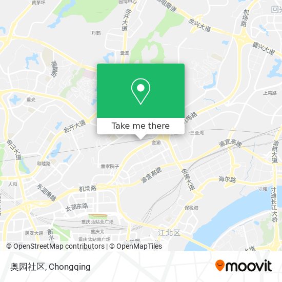 奥园社区 map