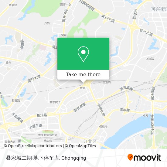叠彩城二期-地下停车库 map