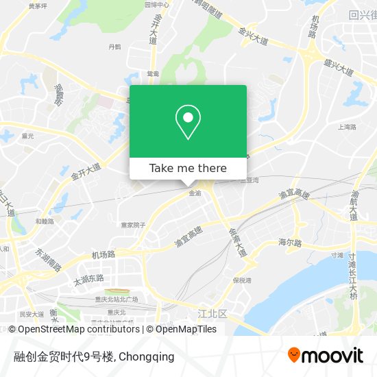 融创金贸时代9号楼 map