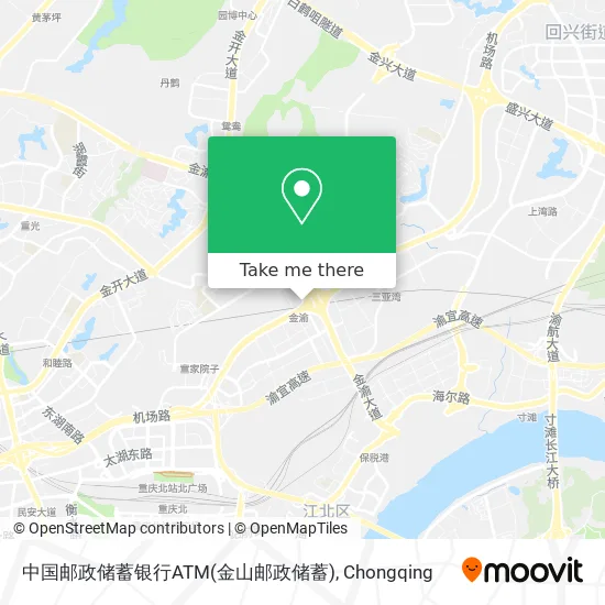 中国邮政储蓄银行ATM(金山邮政储蓄) map
