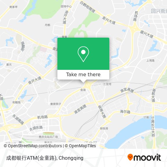 成都银行ATM(金童路) map