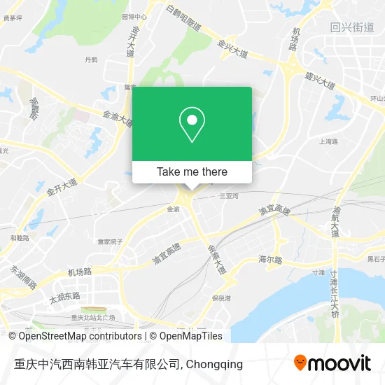 重庆中汽西南韩亚汽车有限公司 map