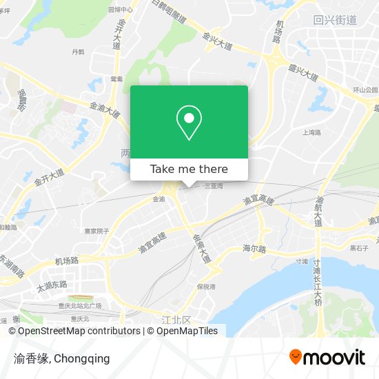渝香缘 map