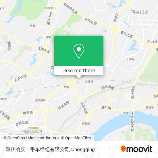 重庆渝庆二手车经纪有限公司 map