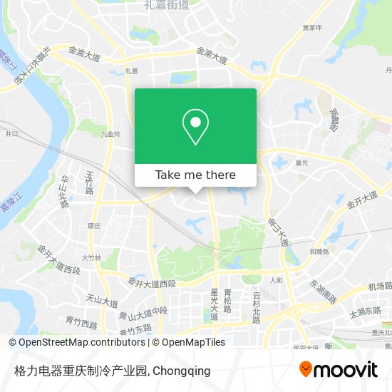 格力电器重庆制冷产业园 map