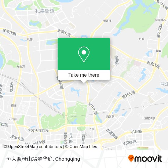 恒大照母山翡翠华庭 map