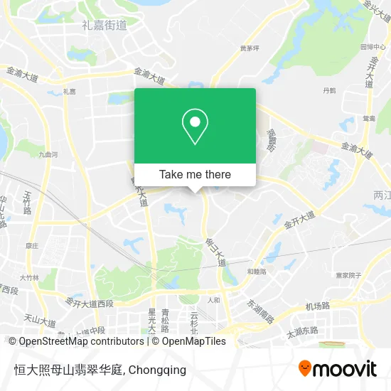 恒大照母山翡翠华庭 map