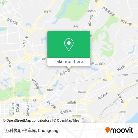 万科悦府-停车库 map