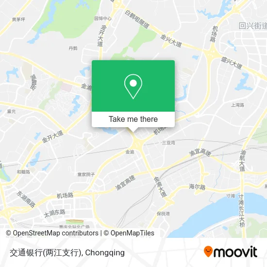 交通银行(两江支行) map