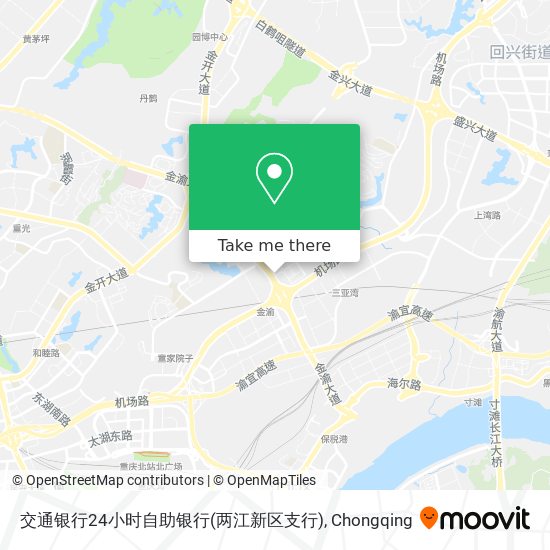 交通银行24小时自助银行(两江新区支行) map