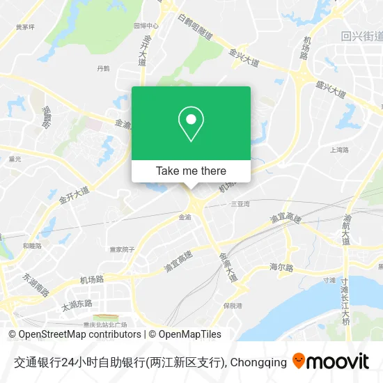交通银行24小时自助银行(两江新区支行) map