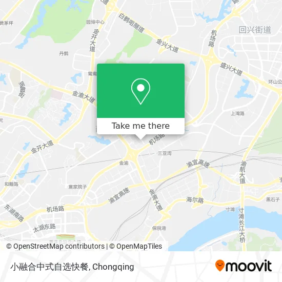 小融合中式自选快餐 map