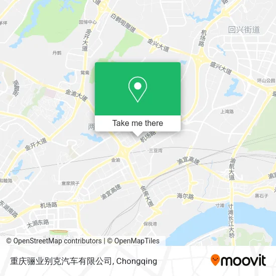 重庆骊业别克汽车有限公司 map
