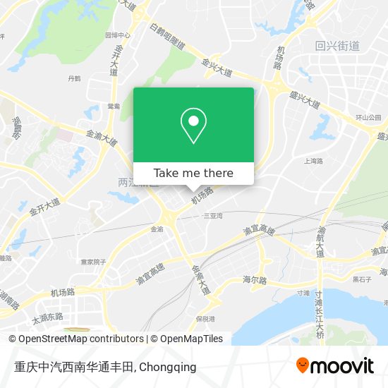 重庆中汽西南华通丰田 map