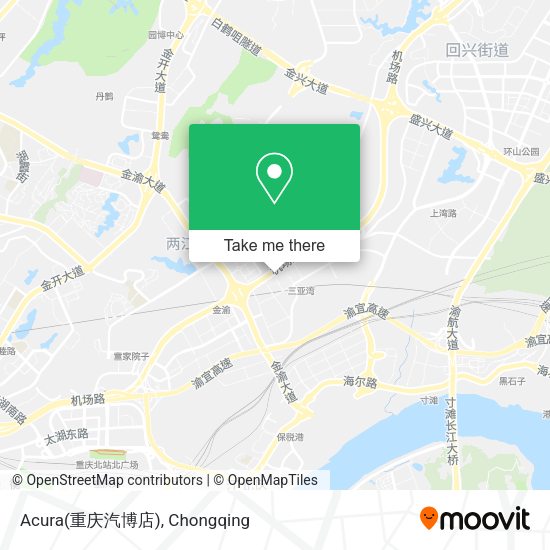 Acura(重庆汽博店) map