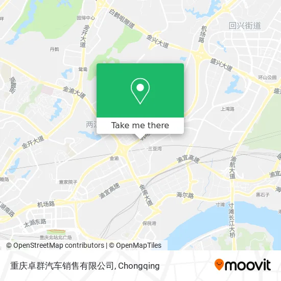 重庆卓群汽车销售有限公司 map
