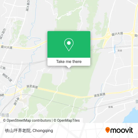 铁山坪养老院 map