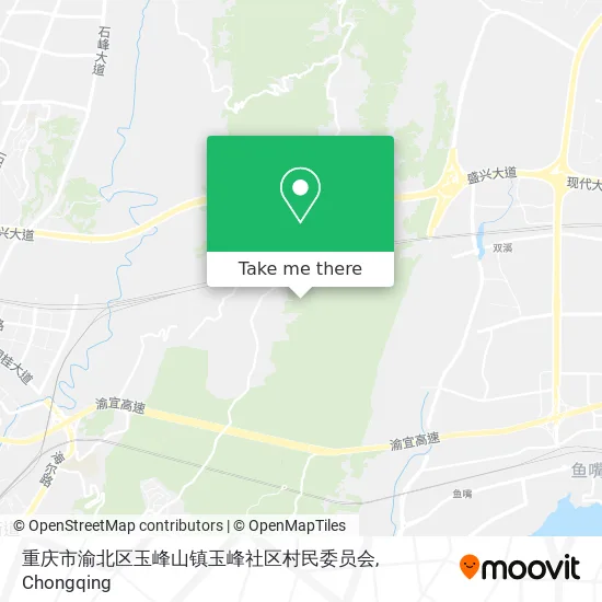 重庆市渝北区玉峰山镇玉峰社区村民委员会 map