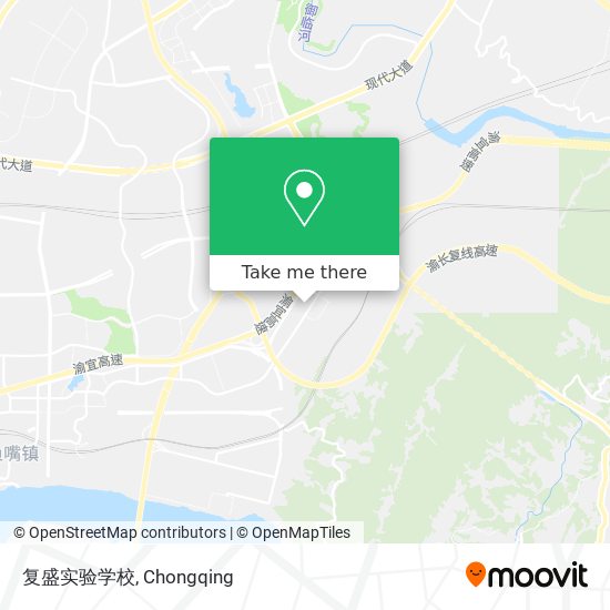 复盛实验学校 map