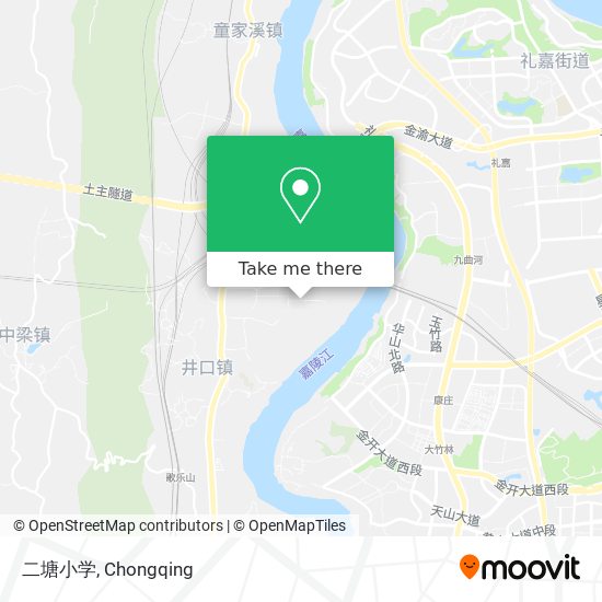 二塘小学 map